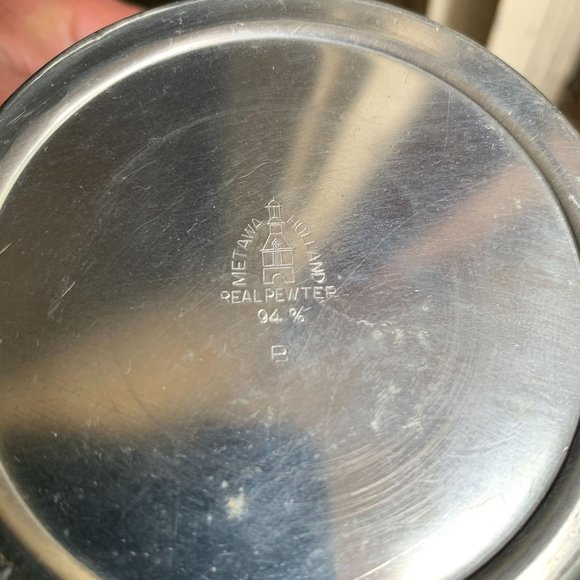 Vintage Metawa Holland Real Pewter 94% Coffee Pot, Pre 1985 Collectible - Picture 6 of 7